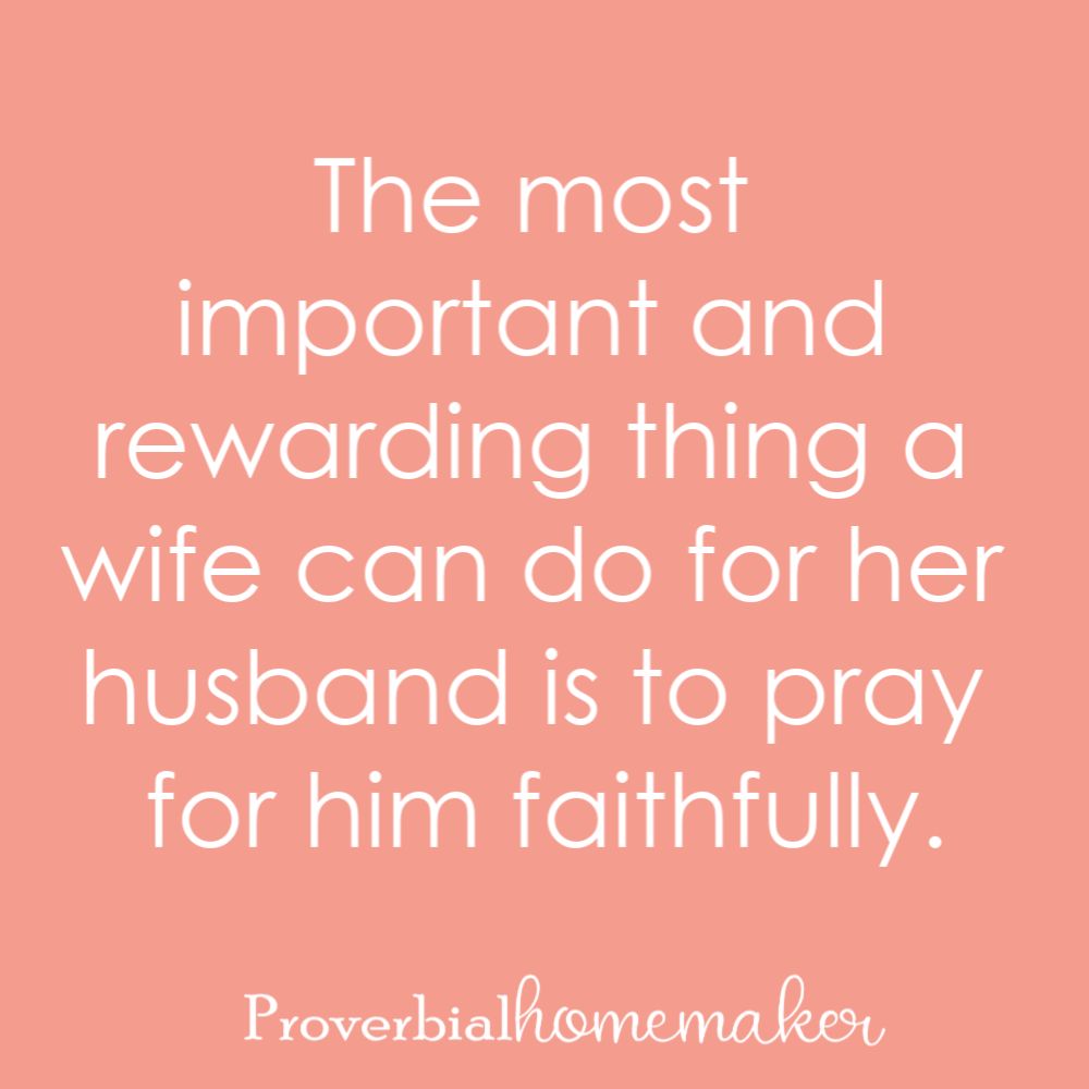Praying for your husband - Pray for your husband using this prayer calendar and Scripture cards! 