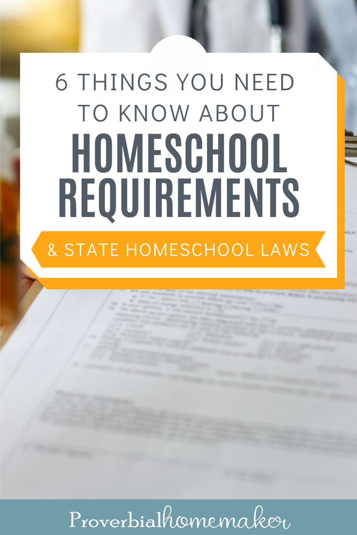 It's important that you are familiar with your homeschool requirements and state laws. Find out 6 things you need to know before you start homeschooling! 