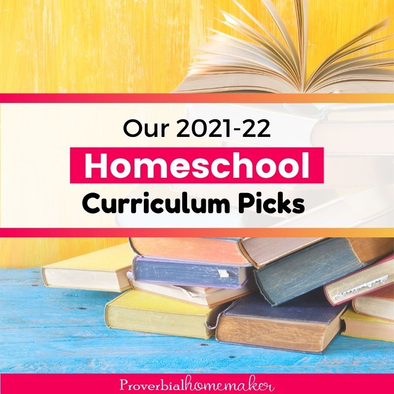 Top homeschool curriculum choices for 6 kids grades preschool through 8th grade!