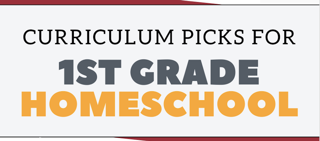 Looking for some great 1st grade homeschool curriculum choices? Here are top picks from a homeschool mom of 6!