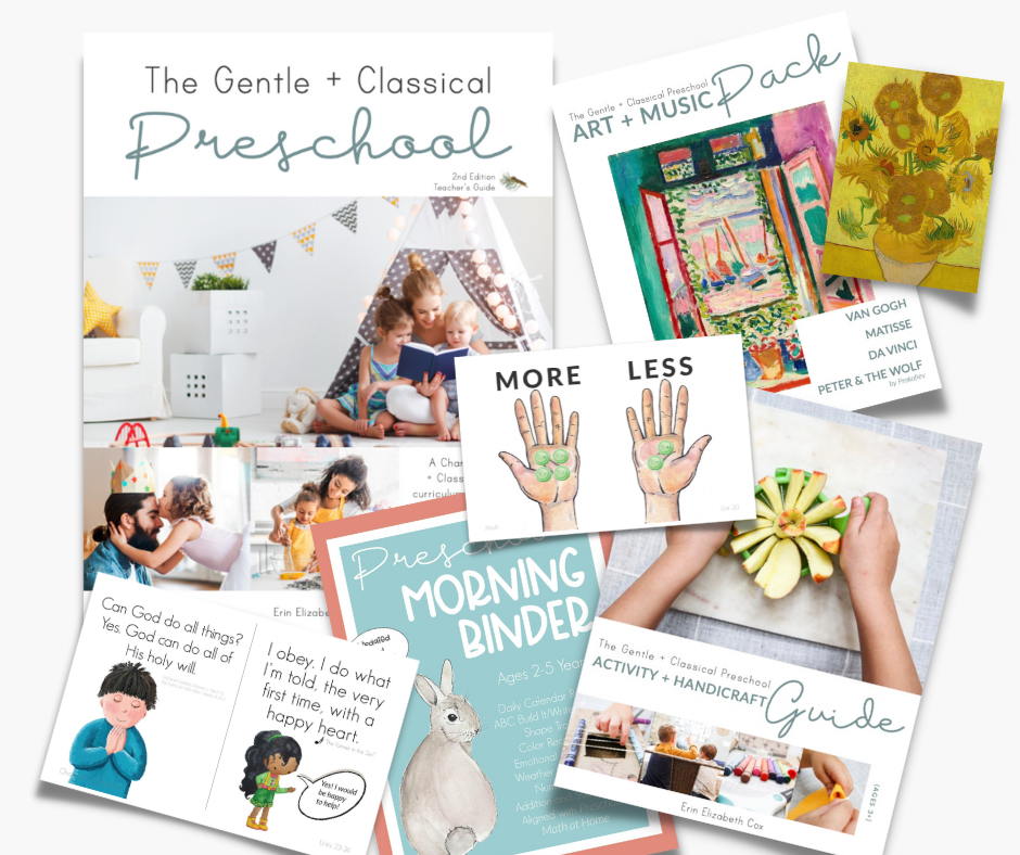 Gentle + Classical Preschool Curriculum