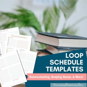 Get more done with Loop scheduling! Download homeschooling loop schedule templates and printable loop schedules for every part of your work.