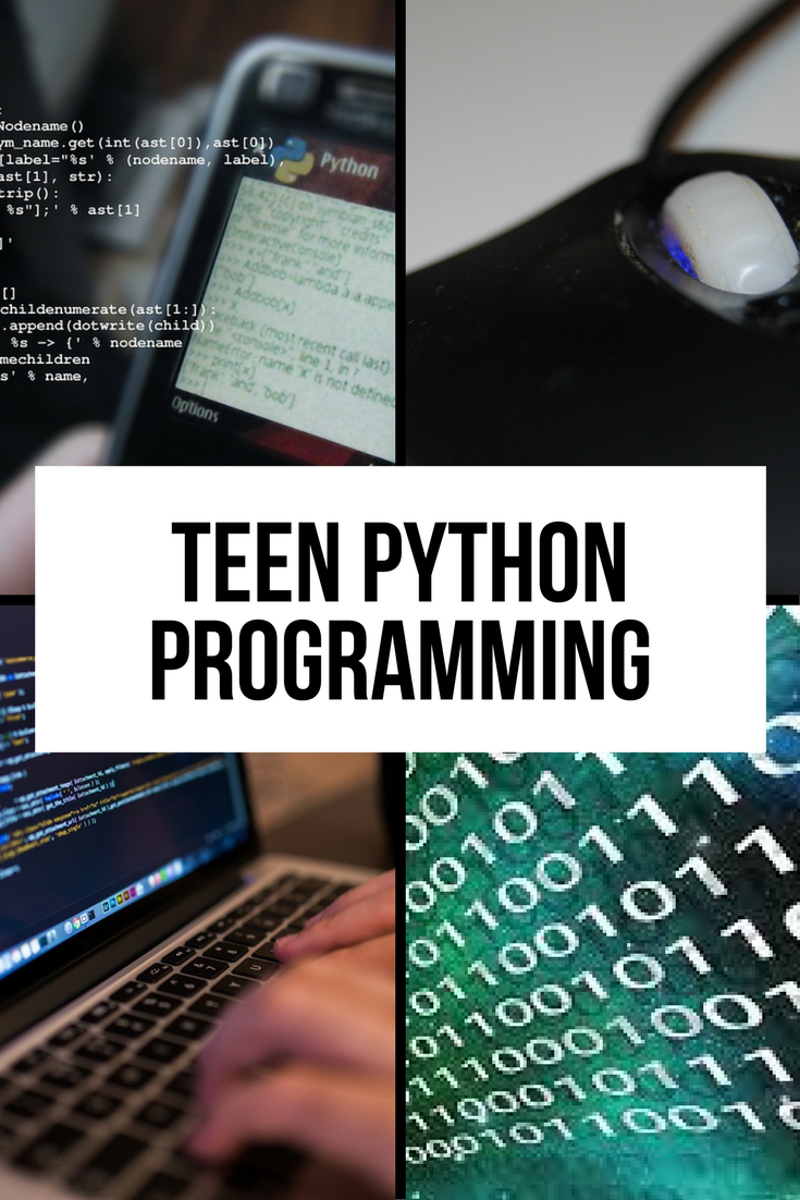 Teen Python Programming homeschool course 