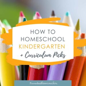 Homeschooling Kindergarten? These tips for how to homeschool kindergarten (+ top kindergarten homeschool curriculum picks) are for you!