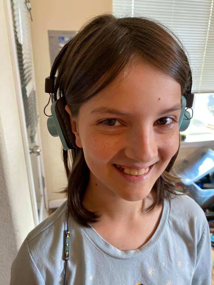 Listening to audiobooks for homeschooling and for fun!