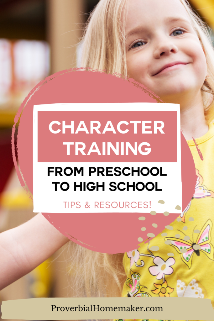Tips en hulpmiddelen voor karaktertraining voor alle leeftijden, van de kleuterschool tot de middelbare school!