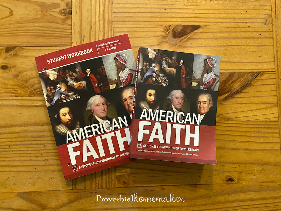 Teach American history from a Christian worldview in your homeschool with the curriculum American Faith by Generations.