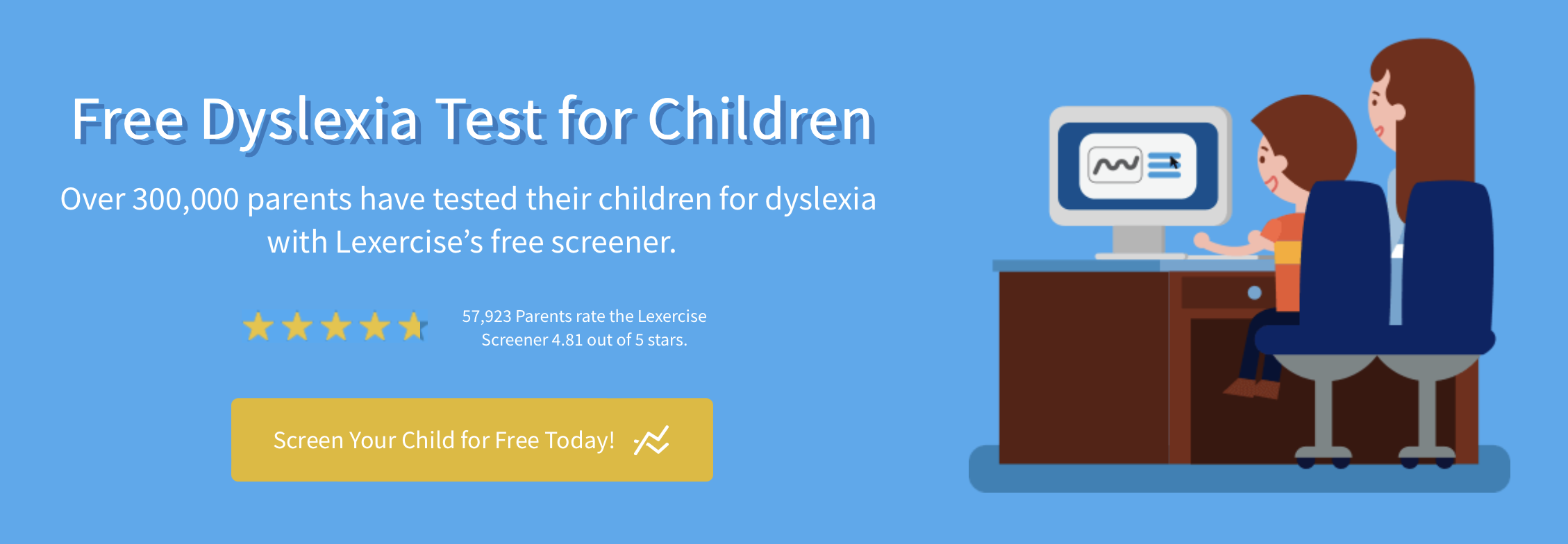 Free Dyslexia testing from Lexercise!