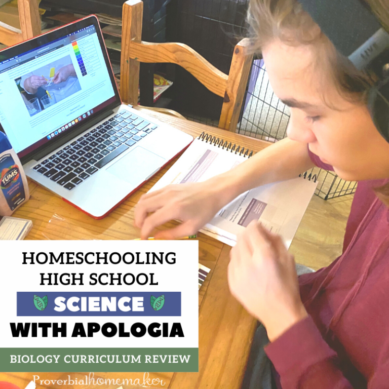 Apologia High School Science Homeschool Curriculum! This is an in-depth review of the self-paced Apologia Biology with info on the other courses for high school level as well.