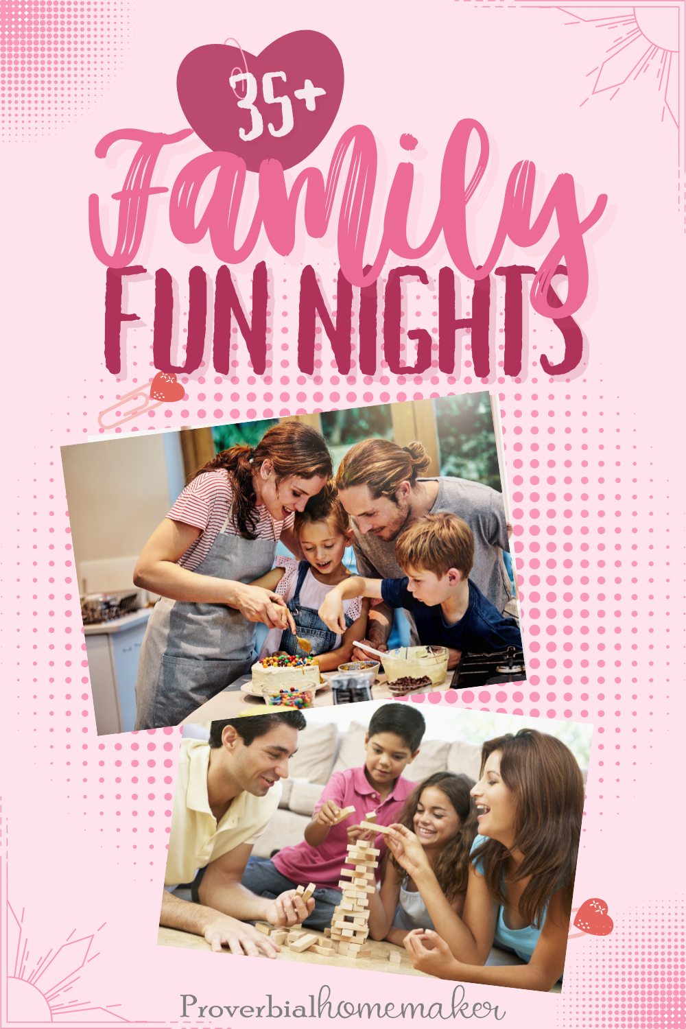 Family fun night ideas your kids will love! Easy ideas for all ages will help you create meaningful memories with your family.