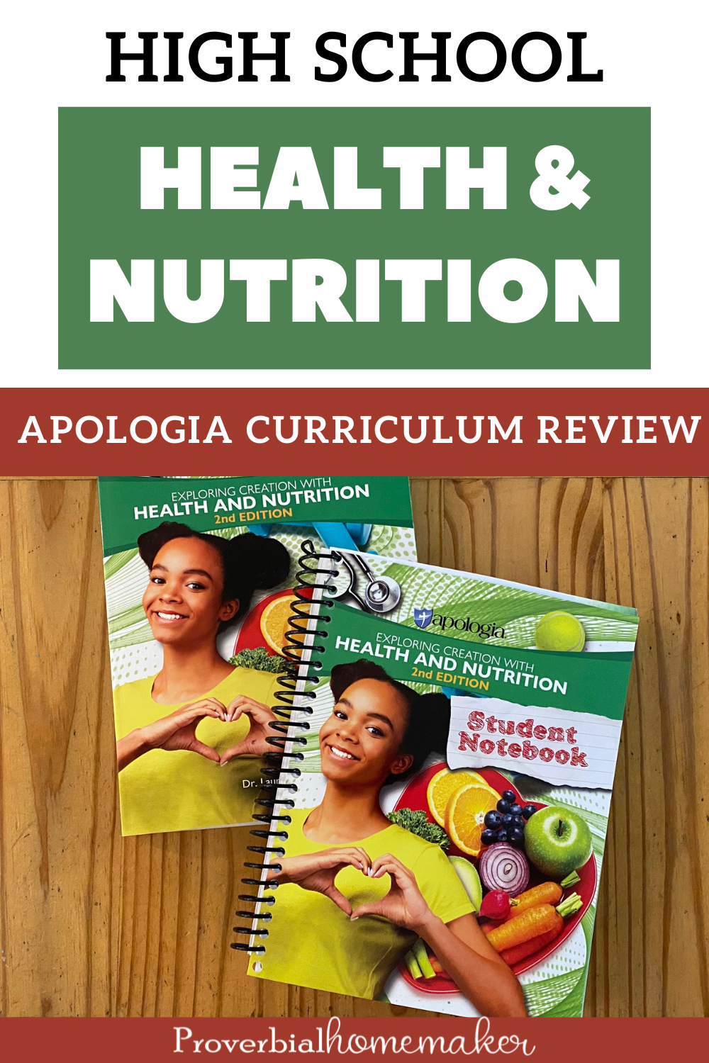Teach homeschool high school health & nutrition with Apologia Exploring Creation with Health & Nutrition!