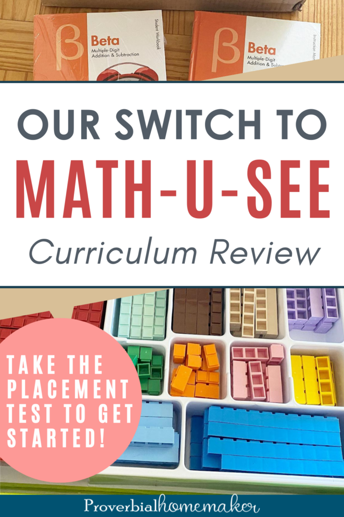 Teach with the popular hands-on homeschool math curriculum, Math-U-See! 