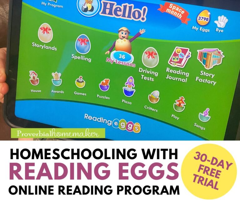 Homeschooling with Reading Eggs (Review + 30-Day Free Trial!)